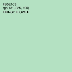 #B5E1C3 - Fringy Flower Color Image